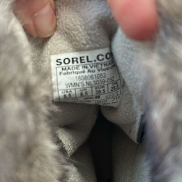 Sorel Explorer Joan Boots Women’s Waterproof Fur Lined NL3039-052 Gray - Picture 8 of 8